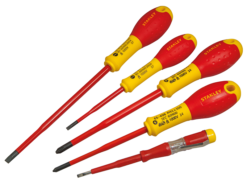 FatMax VDE Insulated Screwdriver Set 5 Piece Plusminus