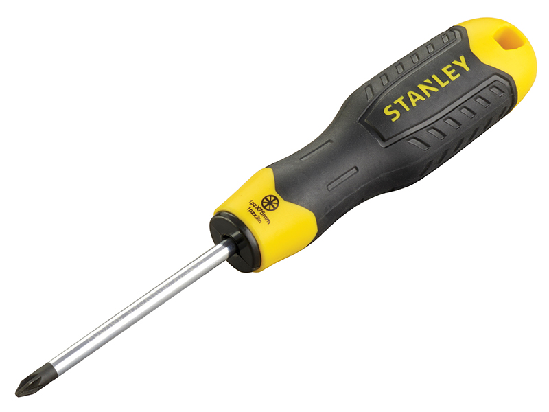 STA064955 - Cushion Grip Screwdriver Pozidriv Tip PZ1 x 75mm