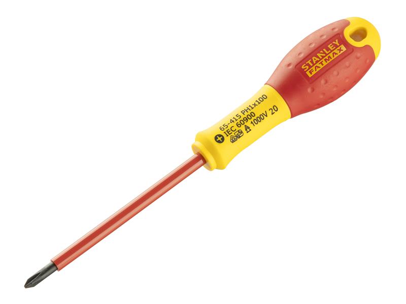 FatMax VDE Insulated Screwdriver Phillips Tip PH1 x 100mm