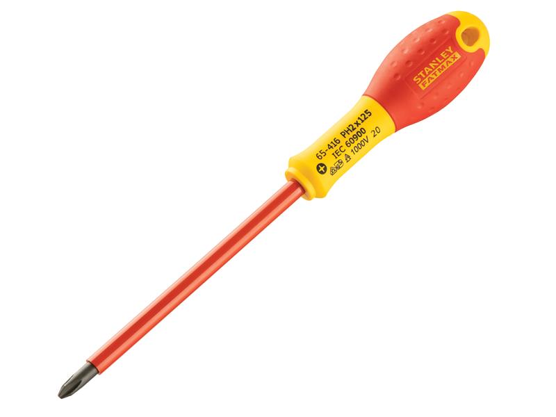 FatMax VDE Insulated Screwdriver Phillips Tip PH2 x 125mm