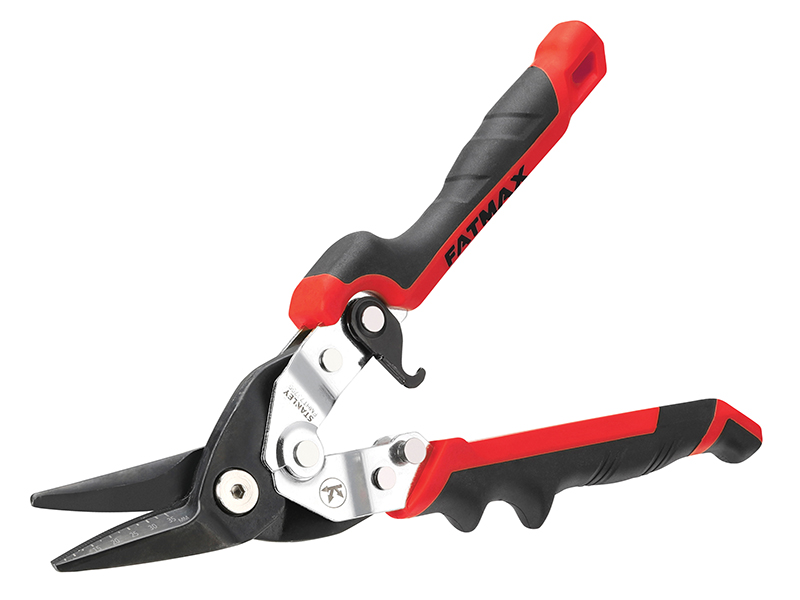 FatMax Red Ergo Aviation Snips Left Cut 250mm (10in)