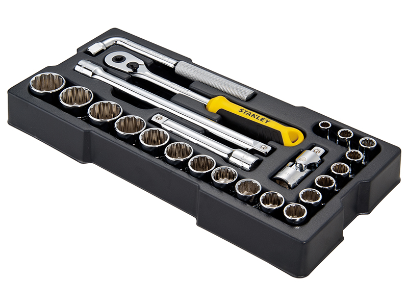 STA174726 - 1/2in Drive 12 Point Metric Socket Module 23 Piece