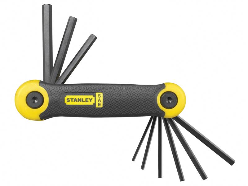 Folding Hexagon Key Set 9 Piece (5/64 - 1/4in)