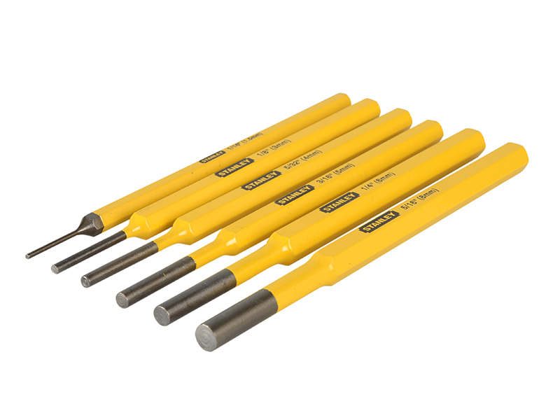Parallel Pin Punch Set 6 Piece