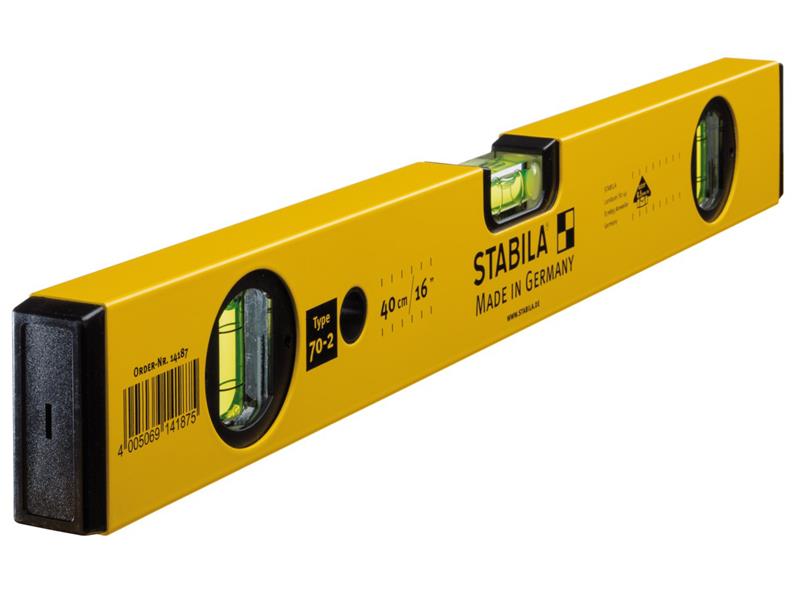 STB70216 - 70-2-40 Double Plumb Spirit Level 3 Vial 40cm