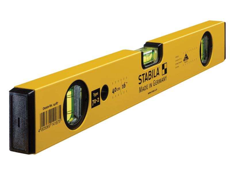STB70224 - 70-2-60 Double Plumb Spirit Level 3 Vial 60cm