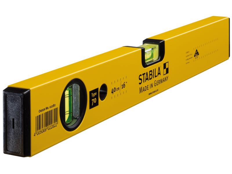 STB7040 - 70-40 Single Plumb Spirit Level 2 Vial 40cm