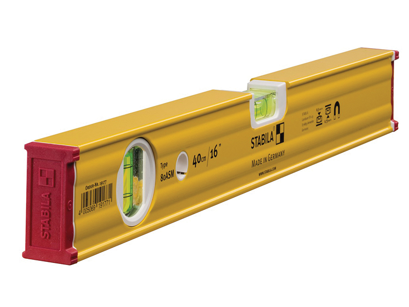STB80ASM40 - 80 ASM Magnetic Spirit Level 2 Vial 19177 40cm