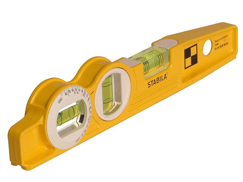 STB81SVW360 - 81 SV REM W360 Rare Earth Magnetic Torpedo Level 25cm Rotating