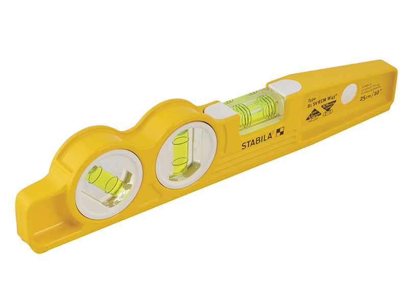 STB81SVW45 - 81 SV REM W45 Rare Earth Magnetic Torpedo Level 25cm Fixed