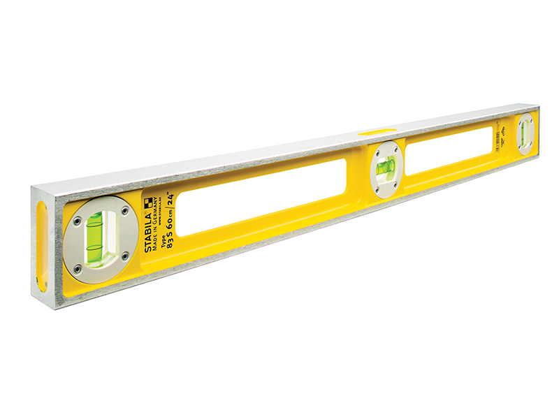 STB83S24 - 83S Level Double Plumb 3 Vial 2544 60cm