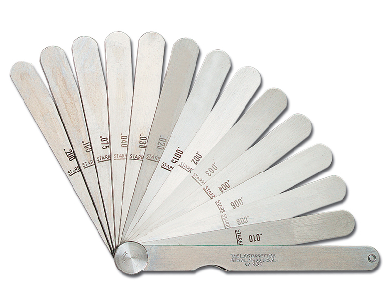 STR467M - 467M Feeler Gauge 13 Piece Set 0.04-5mm
