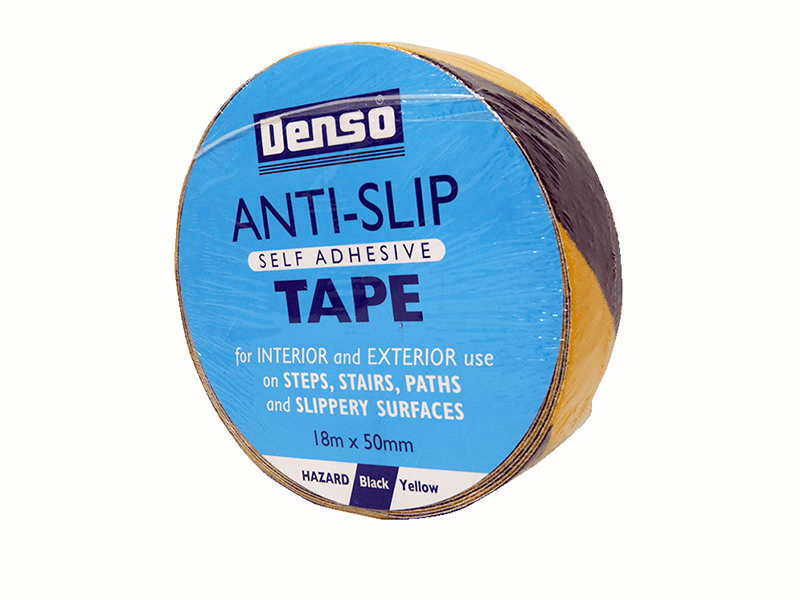 SYLASTBLY18 - Anti-Slip Tape 50mm x 18m Black & Yellow Hazard