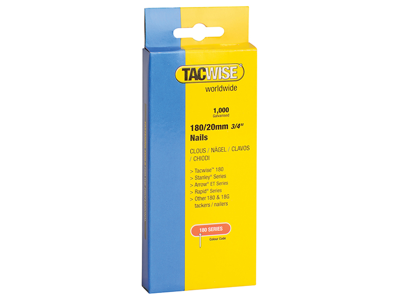 TAC0364 - 180 18 Gauge 35mm Nails Pack 1000