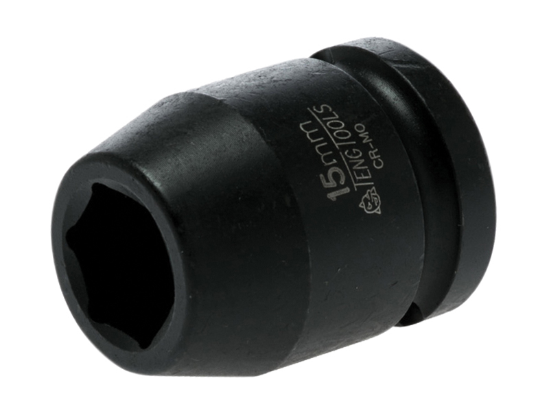 TEN920515N - Impact Socket Hexagon 6-Point 1/2in Drive 15mm
