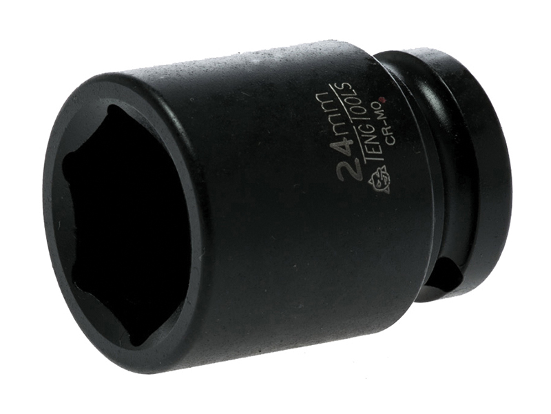 TEN920524N - Impact Socket Hexagon 6-Point 1/2in Drive 24mm
