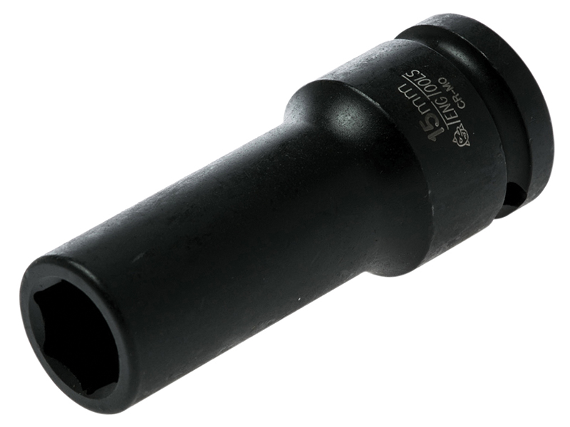 TEN920615N - Deep Impact Socket Hexagon 6-Point 1/2in Drive 15mm
