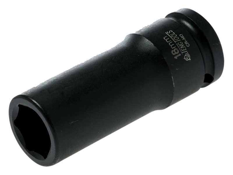 TEN920618N - Deep Impact Socket Hexagon 6-Point 1/2in Drive 18mm