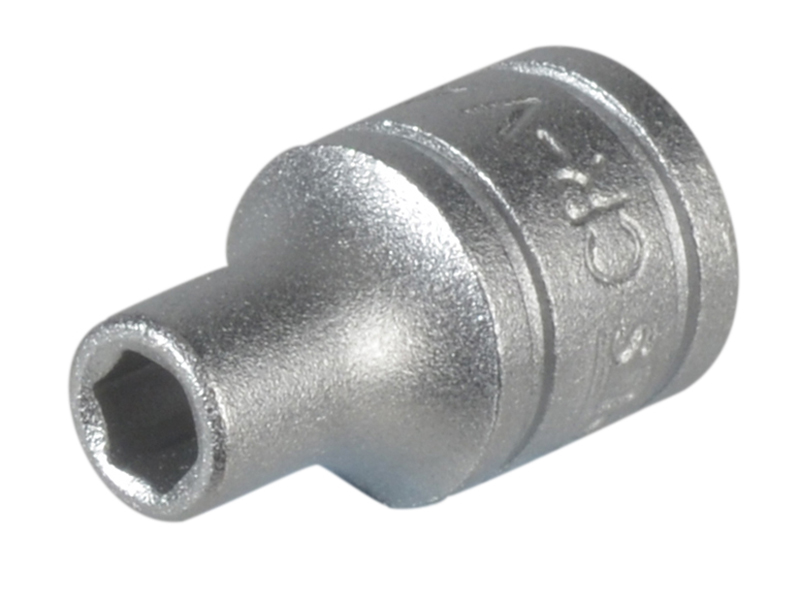 TENM140108 - Hexagon Socket 6 Point Regular AF 1/4in Drive 1/4in