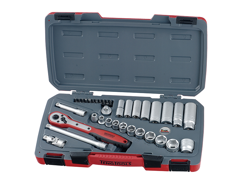 TENT3835AF - T3835AF Socket Set of 35 A/F 3/8in Drive