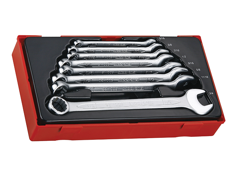 TT3592 A/F Combination Spanner Set 8 Piece