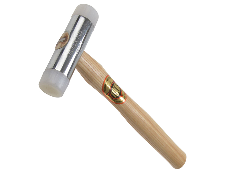 THO708 - 708N Nylon Hammer Wood Handle 25mm 250g