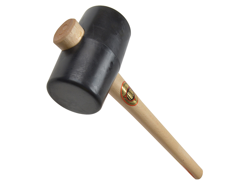 THO954 - 954 Black Rubber Mallet 74mm 800g