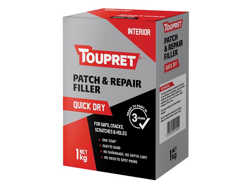 TOUFGREB01GB - Quick Dry Patch & Repair 1kg