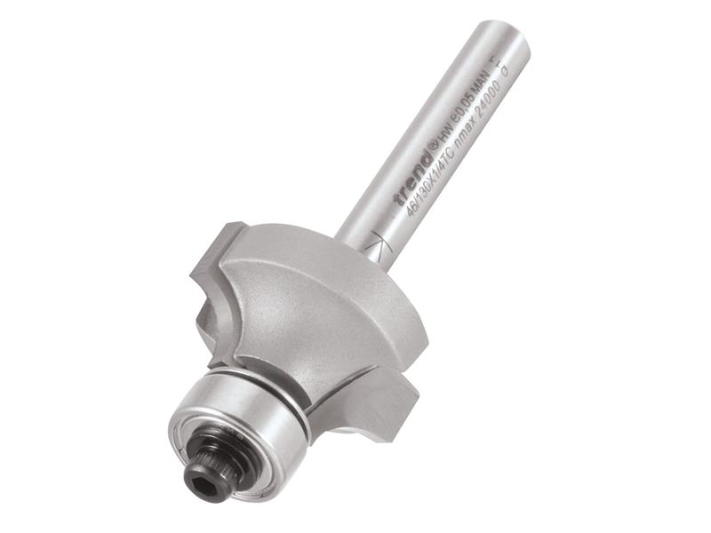 TRE4613014TC - 46/130 x 1/4 TCT Bearing Guided Ovolo & Round Over 6.3mm Radius