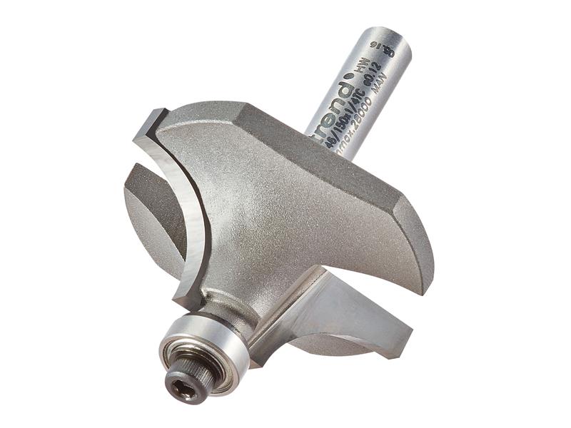 TRE4615014TC - 46/150 x 1/4 TCT Bearing Guided Ovolo & Round Over 12.7mm Radius