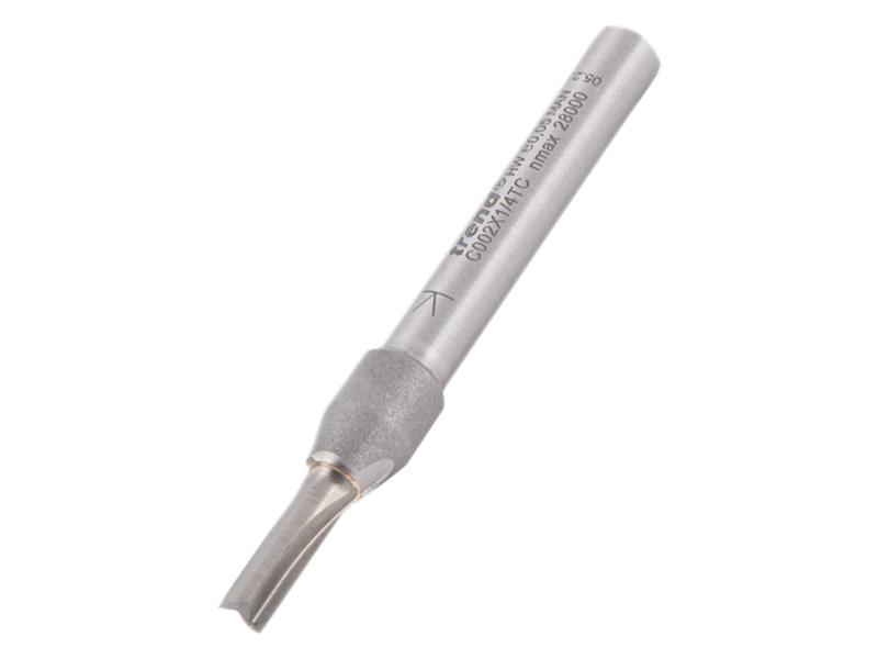 TREC00214TC - C002 x 1/4 TCT Two Flute Cutter 4.0 x 11.1mm