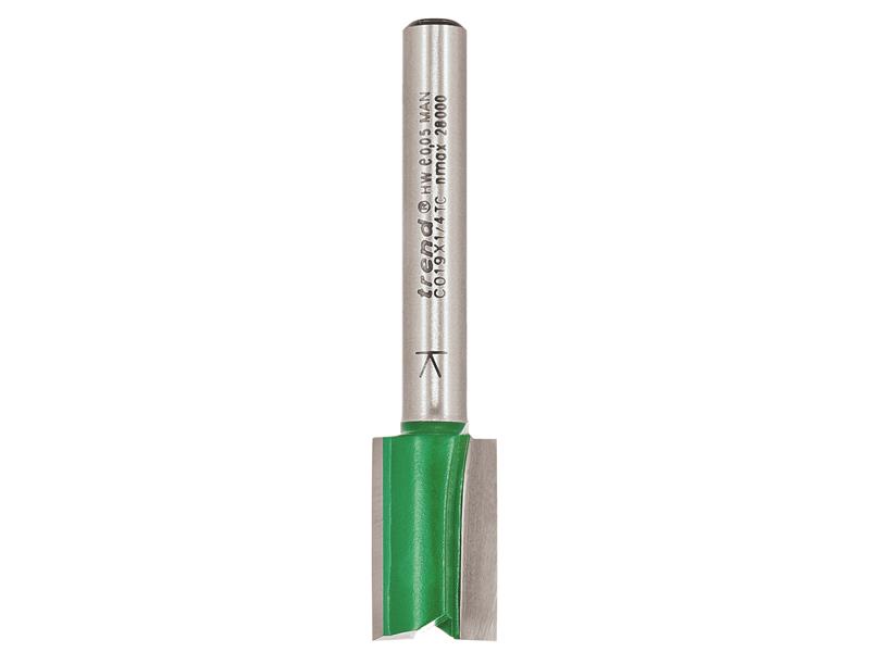 TREC01914TC - C019 x 1/4 TCT Two Flute Cutter 12.0 x 19.1mm