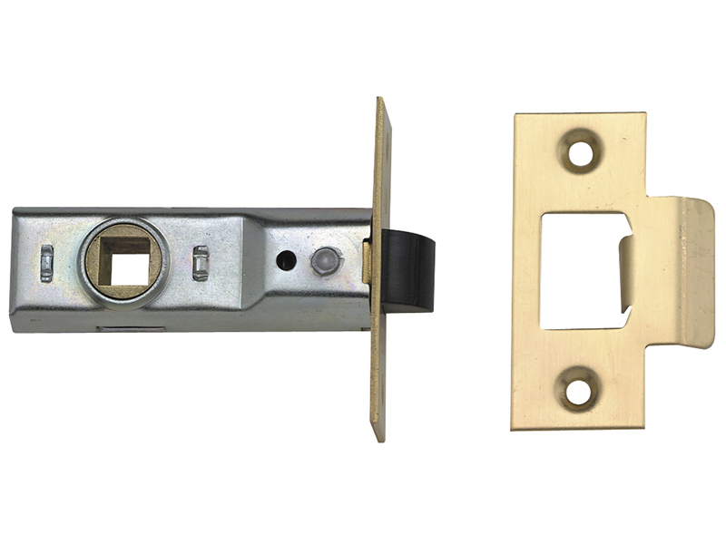 UNNJ2648PL30 - Tubular Mortice Latch 2648 Polished Brass 76mm 3in Box