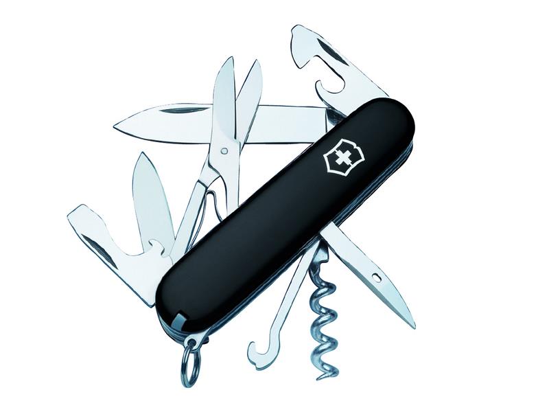 VICCLIMBLKB - Climber Swiss Army Knife Black Blister Pack