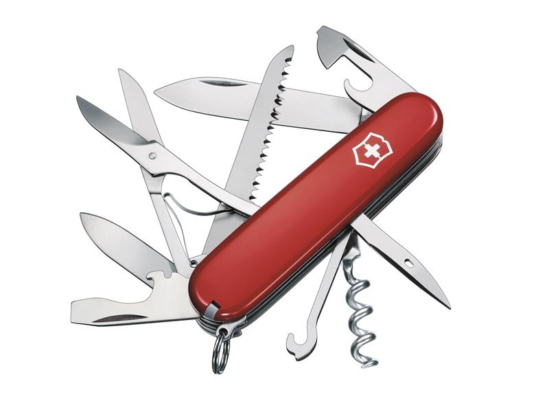 VICHUNTB - Huntsman Swiss Army Knife Red Blister Pack