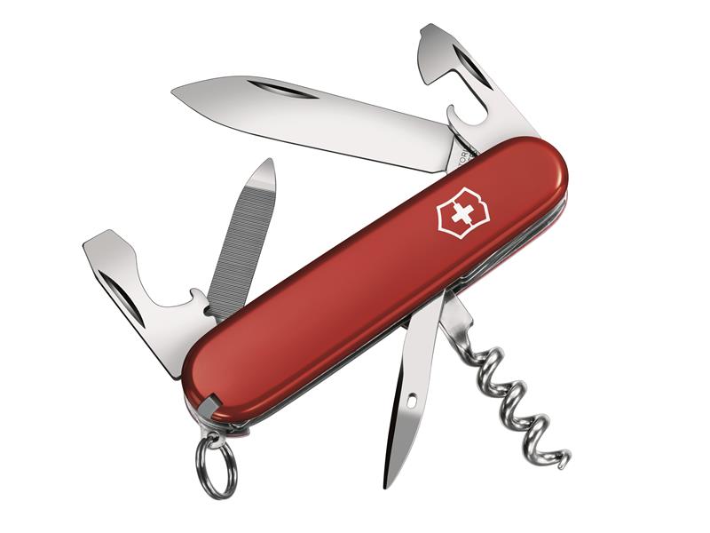 VICSPORB - Sportsman Swiss Army Knife Red Blister Pack