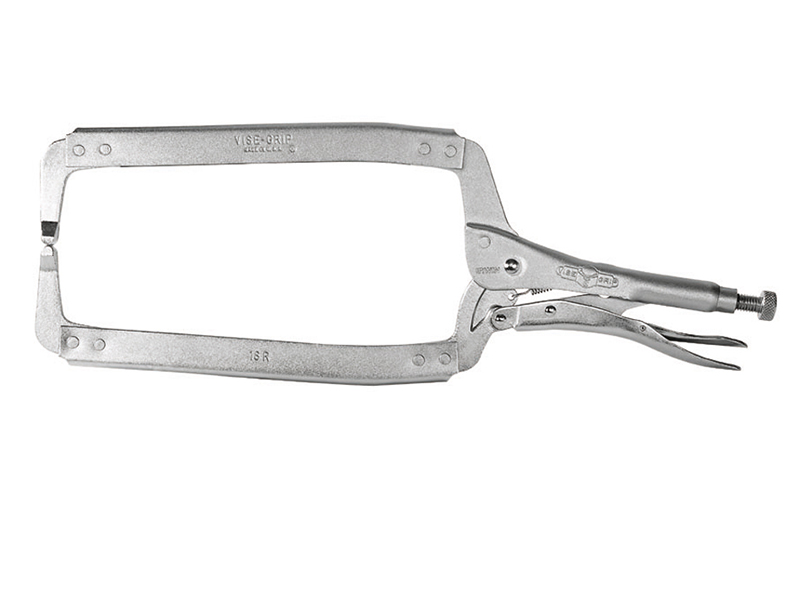 VIS18R - 18R Locking C-Clamp Regular Tip 450mm (18in)