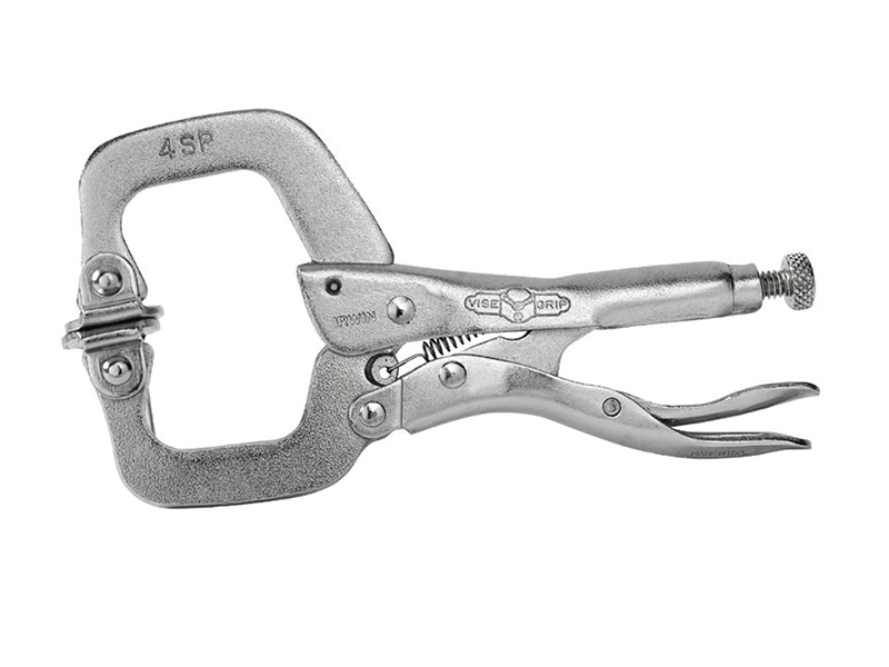 VIS4SP - 4SP Locking C-Clamp Swivel Pad 100mm (4in)