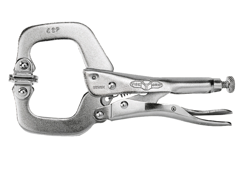 VIS6SP - 6SP Locking C-Clamp Swivel Pad 150mm (6in)