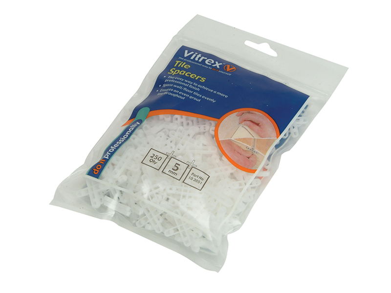 VIT102052 - Floor Tile Spacers 5mm (Pack 500)