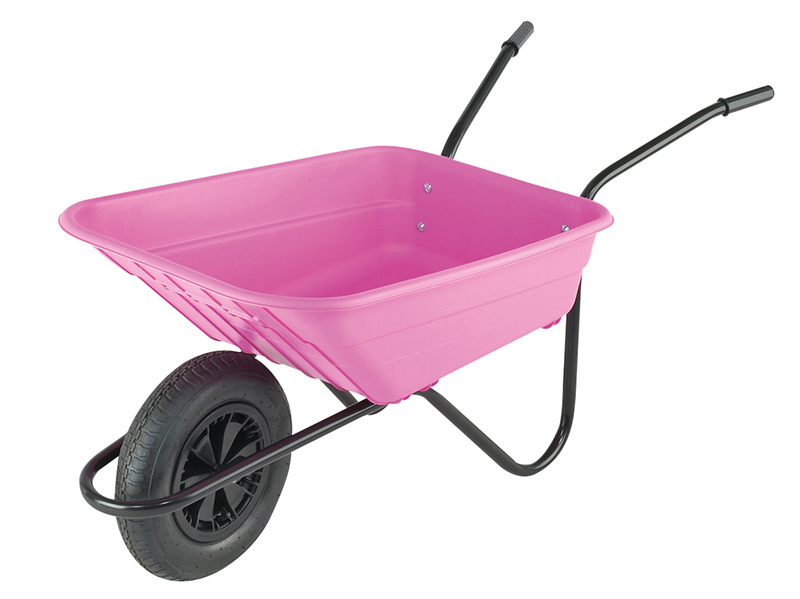 WALBSHPKPDD - Boxed 90L Pink Polypropylene Wheelbarrow