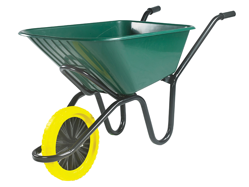 WALMGMK2PPDD - 120L Green Monarch Polypropylene Wheelbarrow - Puncture Proof