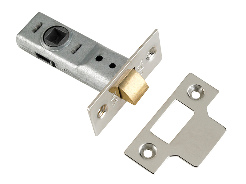 YAL3PM888CH2 - M888 Tubular Mortice Latch 64mm 2.5 in Chrome Finish Pack of 3