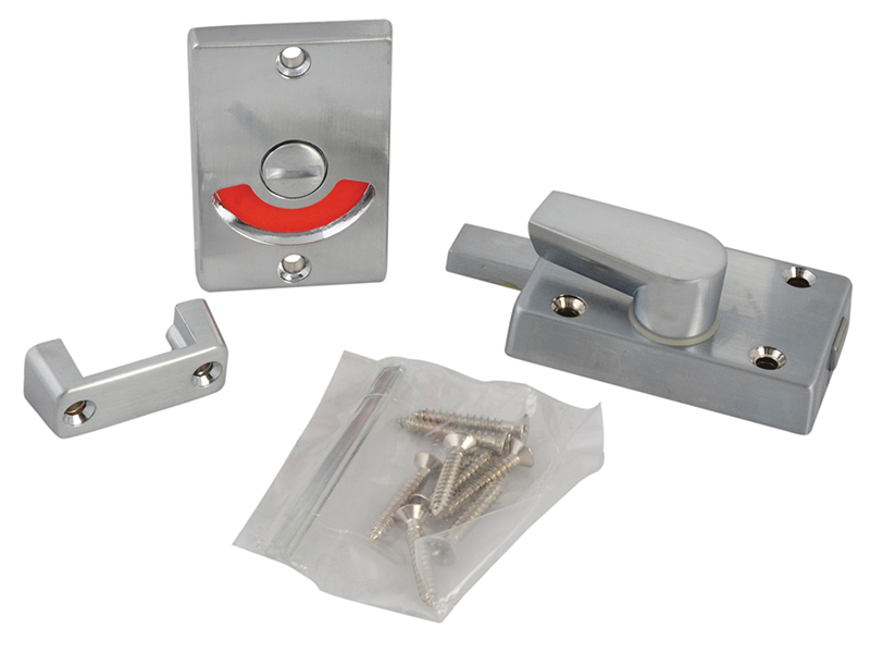 YALP127SC - Indicator Bolt for Bathrooms or W.C Doors Satin Chrome P127