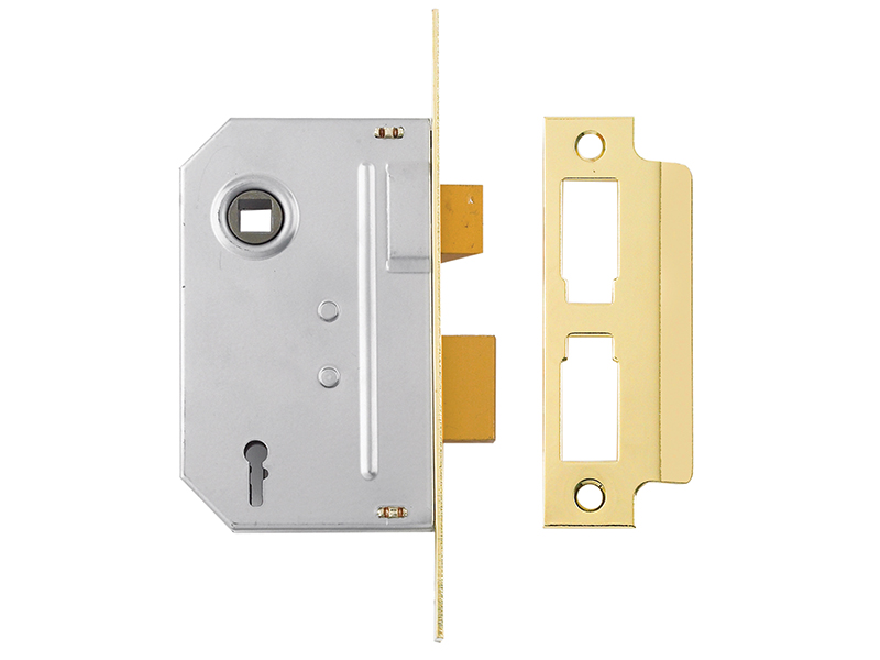 YALPM246PB25 - PM246 Internal 2 Lever Mortice Sashlock Polished Brass 67mm 2.5in