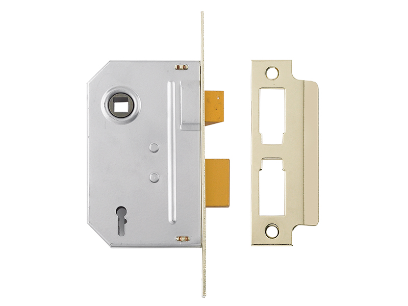 YALPM320PB25 - PM320 3 Lever Mortice Sashlock Polished Brass 65mm 2.5in