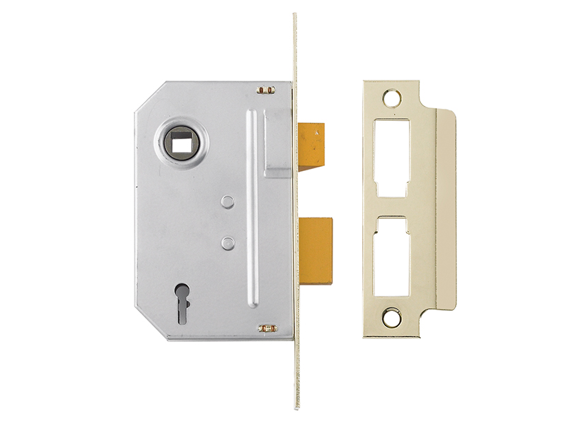 YALPM320PB30 - PM320 3 Lever Mortice Sashlock Polished Brass 79mm 3in