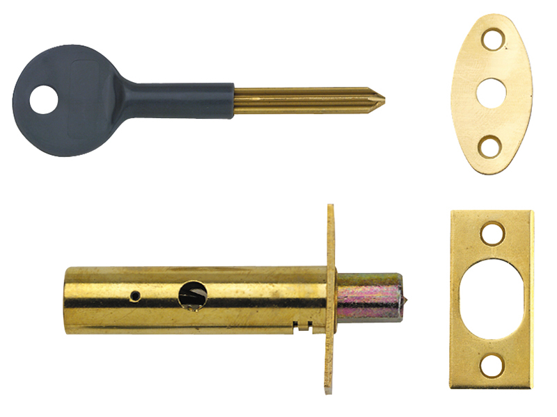 YALPM444PB - PM444 Door Security Bolt Brass Finish Visi of 1