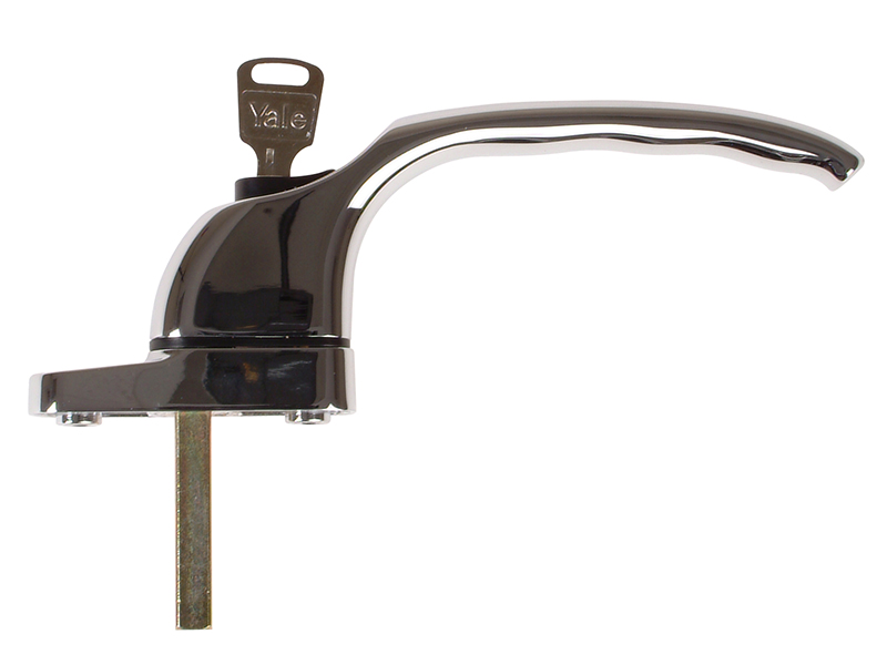 YALPYWHL40PC - PVCu Window Handle Polished Chrome Finish