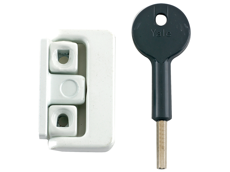 YALV8K101LKW - 8K101 Window Latch White Finish Visi